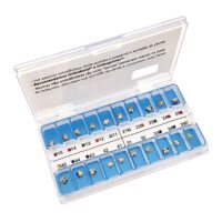 Kit de Bráquetes 01 caso Prescrição Roth Standard .022″ Can. 13° Ang. – MORELLI