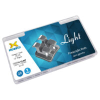 Kit de Bráquetes 01 caso Prescrição Roth Light .022″ Can. 13° Ang. – MORELLI