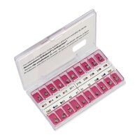 Kit de Bráquetes 01 caso Prescrição Capelozza Max Padrão III .022″ Gancho Can./Prés – MORELLI