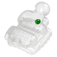 Bráquete Prescrição Roth PolySafira .022″ 23 Gancho – MORELLI