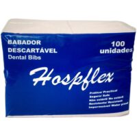 Babador Impermeável Descartável Branco – Hospflex