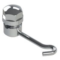 GURIN HASTE LONGA GANCHO DIREITO SLOT REDONDO FECHADO – 0,56mm – MORELLI