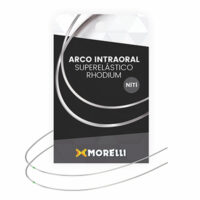 Arco Intraoral Rhodium Superelástico Médio NiTi Redondo Ø0,45mm (.018″) – MORELLI