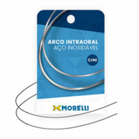 Arco Intraoral Inferior CrNi Quadrado 0,40×0,40mm (.016″x.016″) – MORELLI
