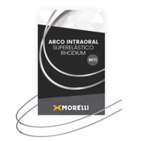 Arco Intraoral Rhodium Superelástico Médio NiTi Ret. 0.48 X 0.63mm (.019 X .025″) – MORELLI