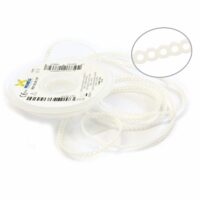 Elástico Corrente Curto Branco Renda 1,5m – MORELLI