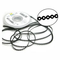 Elástico Corrente Médio Preto 1,5m – MORELLI