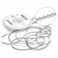 Elástico Corrente Médio Prateado 1,5m – MORELLI