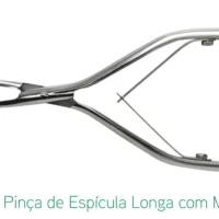 PINÇA LONGA REMOÇÃO DE ESPICULA C/ MOLA